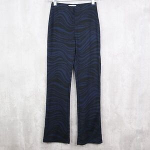 Urban Outfitters Kick Flare Pants Womens Size XS Blue Cara High‎ Waisted Stripes